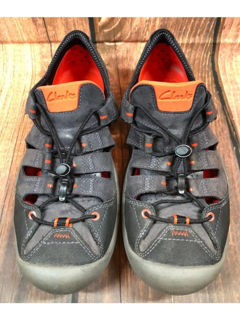 Clarks Sport Mens 9 / 42 Outfish Splash Blue Fisherman Shoes